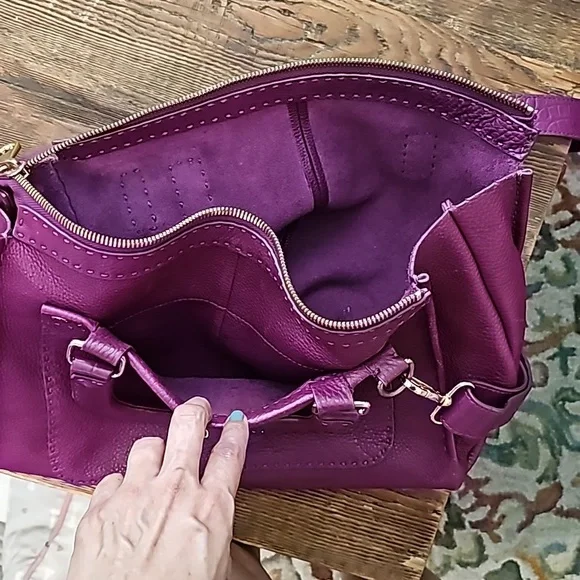 Ted Baker London Purple small tote - Picture 9 of 10